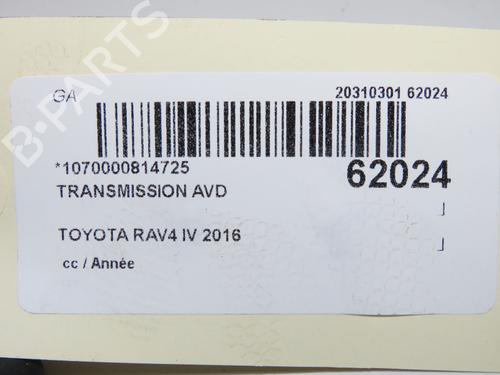 Used Right front driveshaft Right front driveshaft TOYOTA RAV 4 IV (_A4_) 2.5 Hybrid 4WD (AVA44, AVA44_) (197 hp) 40554242 40554242
