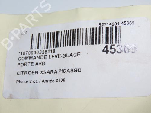 Used Left front window switch Left front window switch CITROËN XSARA PICASSO (N68) 1.6 HDi (109 hp) 11103011 11103011
