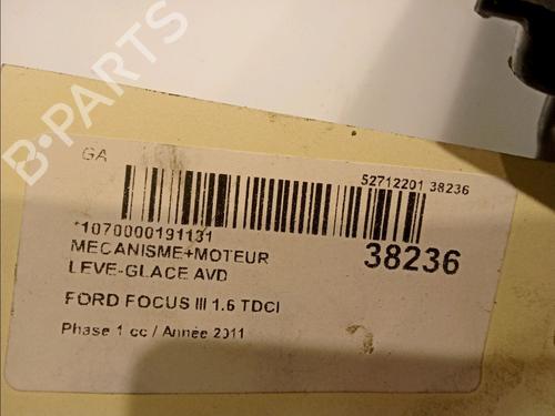 Front right window mechanism FORD FOCUS III 1.6 TDCi | BP11343186C23 