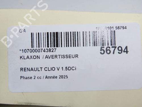 horn-renault-clio-v-b7_-2019-33998702 main image