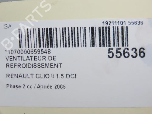 Radiator fan RENAULT CLIO II (BB_, CB_) 1.5 dCi (B/C2J) | BP30117089M35