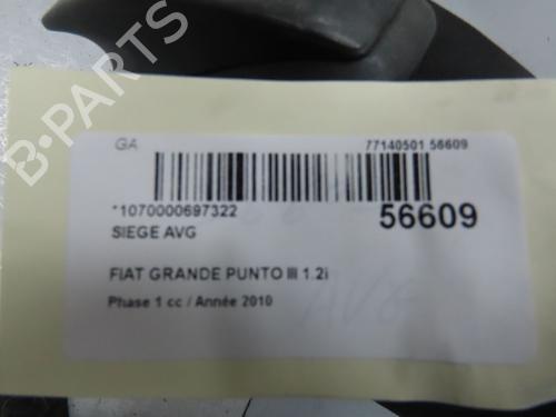 Used Left front seat FIAT PUNTO EVO (199_) 1.2 (65 hp) 31962074