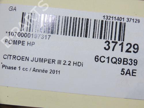 Used Injection pump CITROËN JUMPER II Van 2.2 HDi 100 (101 hp) 9603998