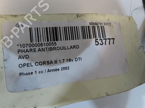 right-front-fog-light-opel-corsa-c-x01-2000-2001-2002-2003-2004-2005-2006-2007-2008-2009-33711736 main image