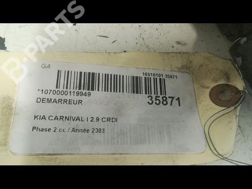 Starter KIA CARNIVAL II (GQ) 2.9 CRDi | BP9605064M8 