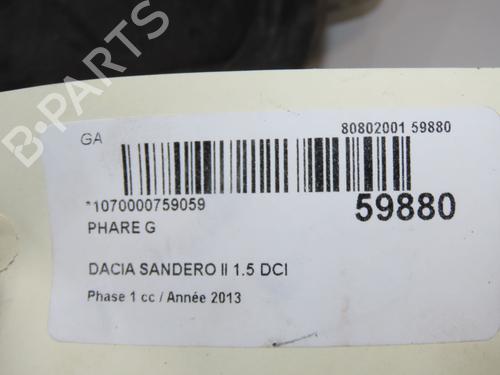 Left headlight DACIA SANDERO II 1.5 dCi | BP37499541C28 - Image 7