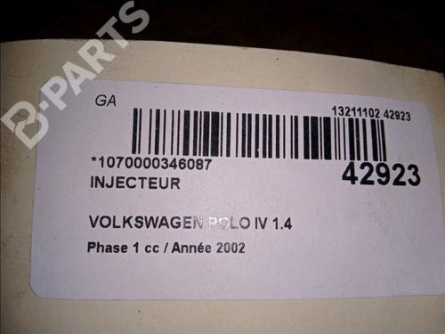 BP9821580M100 | Injector VW POLO (9N_, 9A_) 1.4 TDI BP9821580M100