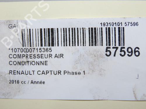 AC compressor RENAULT CAPTUR I (J5_, H5_) 1.5 dCi 110 | BP33836401M34 - Image 9