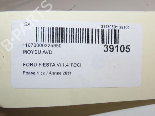 Left front steering knuckle FORD FIESTA VI (CB1, CCN) 1.4 TDCi | BP14875512M25 