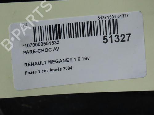 Front bumper RENAULT MEGANE II (BM0/1_, CM0/1_) 1.6 16V (BM0C, CM0C) | BP28968239C7 