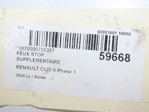 Third brake light RENAULT CLIO V (B7_) 1.0 TCe 90 (B7MT) | BP39519091L11  - Image 5