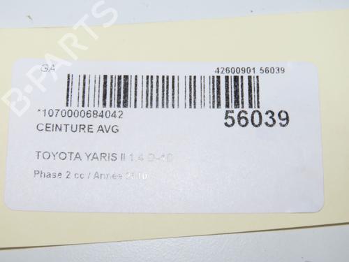 Front left belt tensioner TOYOTA YARIS (_P9_) 1.4 D-4D (NLP90_, NLP90R) | BP32150783C87 
