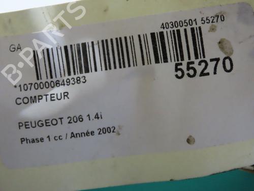 Used Instrument cluster PEUGEOT 206 Hatchback (2A/C) 1.4 i (75 hp) 28801779