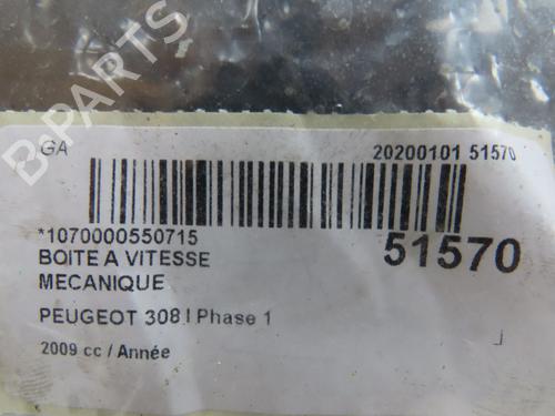 Gearbox PEUGEOT 308 I (4A_, 4C_) 1.4 16V | BP26381194M3 