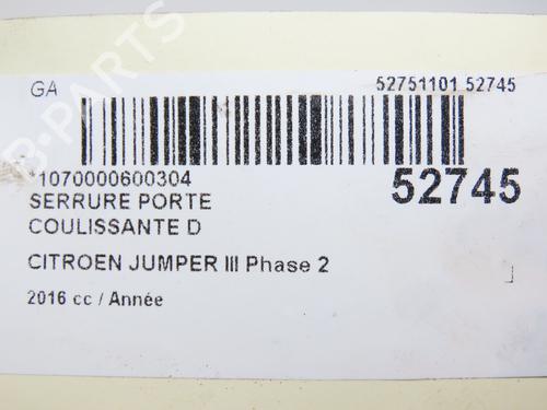 Used Rear right lock CITROËN JUMPER II Van 2.2 HDi 150 (150 hp) 28832046