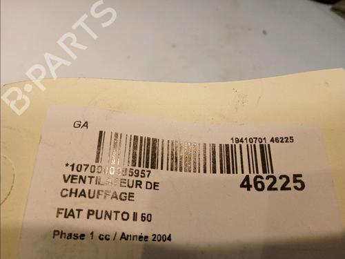 Used Heater blower motor FIAT PUNTO (188_) 1.2 60 (188.030, .050, .130, .150, .230, .250) (60 hp) 23172537