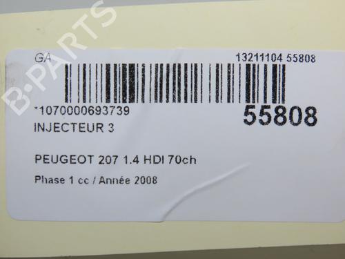 Used Injector PEUGEOT 207 (WA_, WC_) 1.4 HDi (68 hp) 31120024