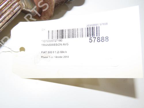 Left front driveshaft FIAT 500 (312_) 1.2 (312AXA1A) | BP36682260M38 - Image 5