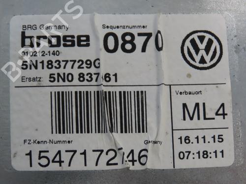 Front left window mechanism VW TIGUAN (5N_) 2.0 TDI | BP28968499C22