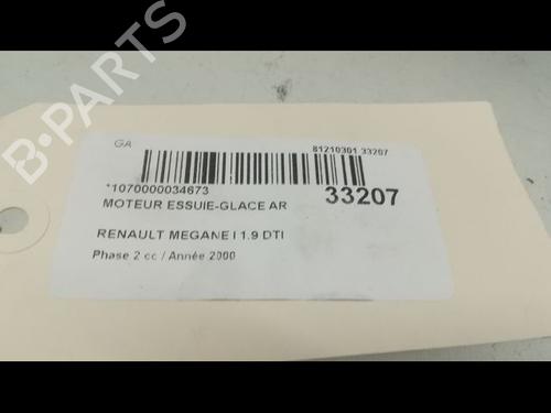 Used Rear wiper motor RENAULT MEGANE I Grandtour (KA0/1_) 1.9 dTi (KA0N) (98 hp) 23178216