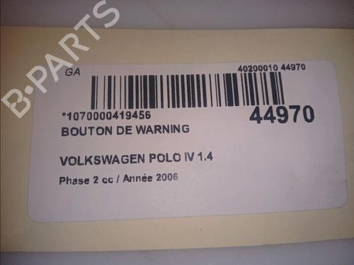 Warning switch VW POLO (9N_, 9A_) 1.4 TDI | BP23174258I22 