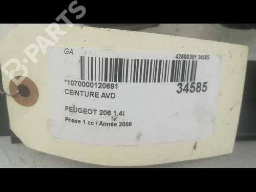 Front right belt tensioner PEUGEOT 206 Hatchback (2A/C) 1.4 i | BP9598280C88 
