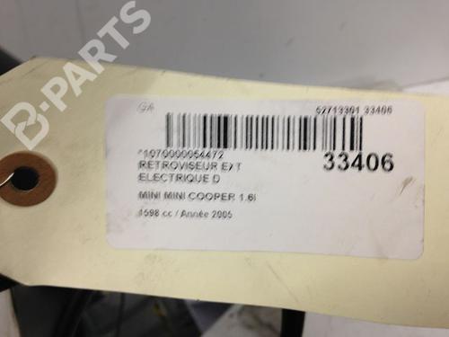 Right mirror MINI MINI (R50, R53) Cooper | BP9594309C27 