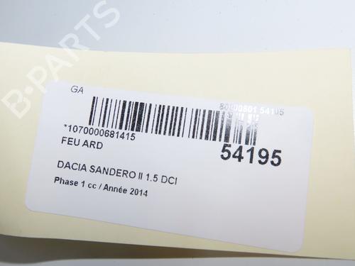 Right taillight DACIA SANDERO II 1.5 dCi 75 / Blue dCi 75 (B8JW, B8M4, B8AH, B8M7, B8M6) | BP33744856C35 - Image 5