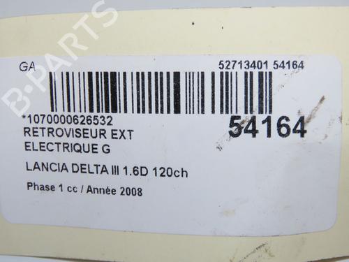 Used Left mirror Left mirror LANCIA DELTA III (844_) 1.6 D Multijet (844.AXC11, 844.AXC1A) (120 hp) 33279311 33279311