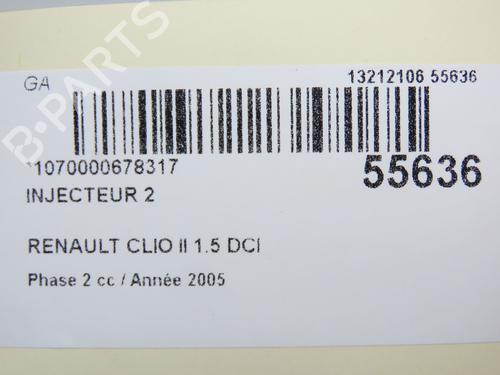 Injector RENAULT CLIO II (BB_, CB_) 1.5 dCi (B/C2J) | BP30117078M100
