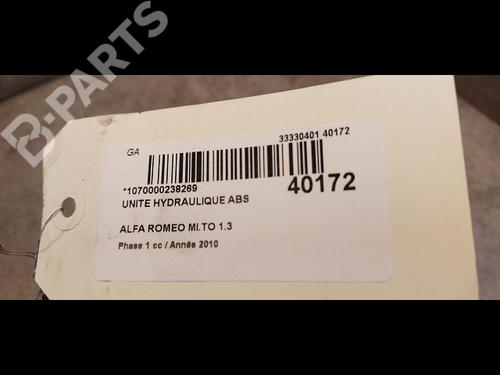 ABS pump ALFA ROMEO MITO (955_) 1.3 MultiJet (955AXP1A, 955AYC1A) | BP9608470M43 