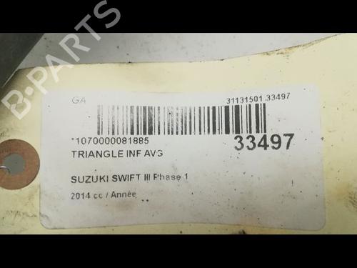 Used Left front suspension arm SUZUKI SWIFT IV (FZ, NZ) 1.2 (AZH412, ZC72S) (94 hp) 14876460