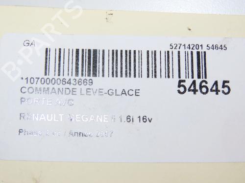 Used Left front window switch RENAULT MEGANE II (BM0/1_, CM0/1_) 1.6 16V (112 hp) 29469776