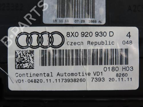 Instrument cluster AUDI A1 (8X1, 8XK) 1.6 TDI | BP21391849C47 