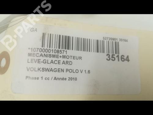 Rear right window mechanism VW POLO V (6R1, 6C1) 1.6 TDI | BP9597677C25 
