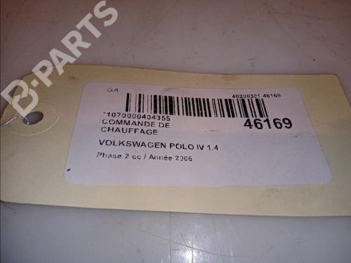 Climate control VW POLO (9N_, 9A_) 1.4 TDI | BP12136374I5 