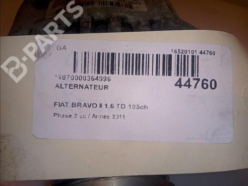 Alternator FIAT BRAVO II (198_) 1.6 D Multijet (198AXH1B) | BP11099324M7 