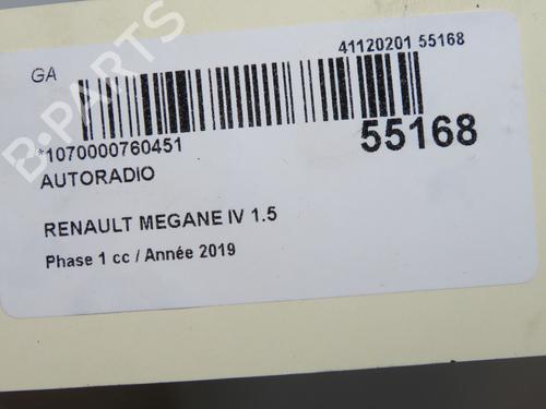 Radio RENAULT MEGANE IV Hatchback (B9A/M/N_) 1.5 Blue dCi 115 (B9A6) | BP36246651E6  - Image 9