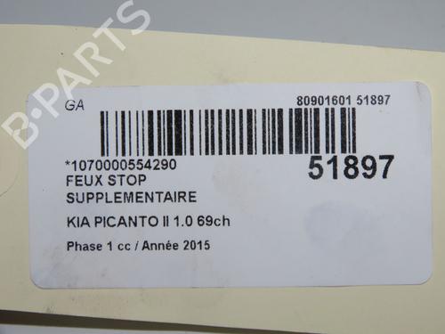 Third brake light KIA PICANTO II (TA) 1.0 | BP33561901L11  - Image 5