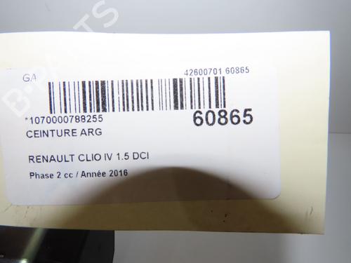 Used Rear left seatbelt Rear left seatbelt RENAULT CLIO IV (BH_) 1.5 dCi 75 (75 hp) 40241038 40241038