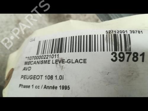 Front right window mechanism PEUGEOT 106 I (1A, 1C) 1.0 | BP23175556C23
