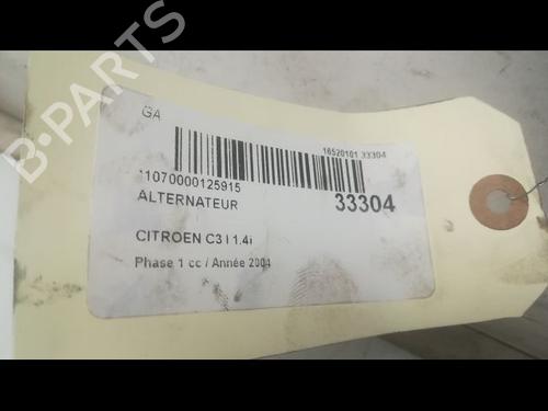 Alternator CITROËN C3 I (FC_, FN_) 1.4 i | BP9598758M7