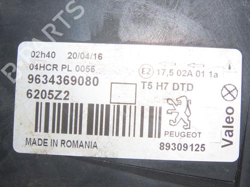 Right headlight PEUGEOT 307 (3A/C) 1.6 16V | BP31936023C29 