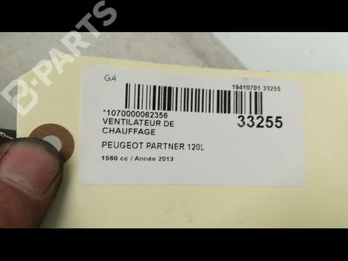 Heater blower motor PEUGEOT PARTNER Box Body/MPV 1.6 HDi / BlueHDi 75 | BP9595127M62 