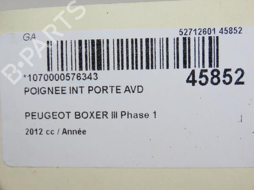 Used Front right interior door handle PEUGEOT BOXER Van 2.2 HDi 130 (131 hp) 24358979