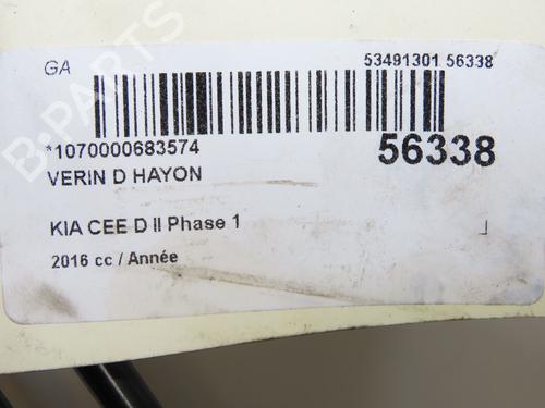 Tailgate lift support KIA CEE'D (JD) 1.0 T-GDI | BP34176165C138 - Image 5