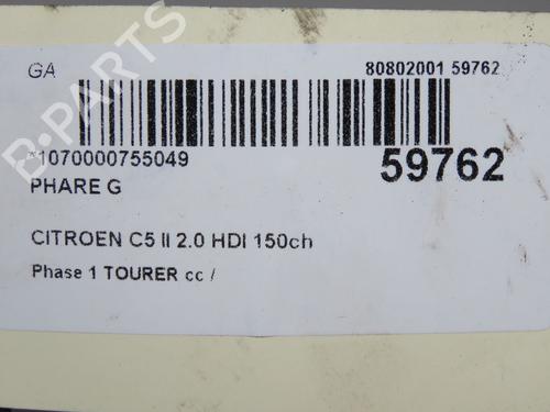 Optica esquerda Optica esquerda RENAULT LAGUNA II (BG0/1_) 1.9 dCi (BG08, BG0G) (120 hp) 36545232 36545232