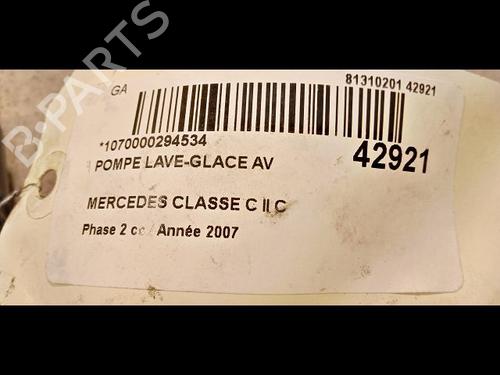 Used Washer pump MERCEDES-BENZ C-CLASS Coupe (CL203) C 200 CDI (203.707) (122 hp) 23178467