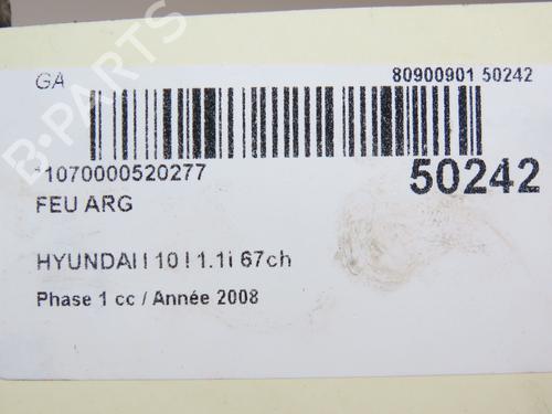 Used Left taillight HYUNDAI i10 I (PA) 1.1 (67 hp) 28832757