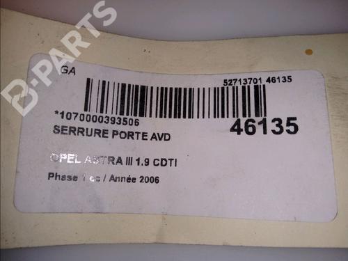 Front right lock OPEL ASTRA H GTC (A04) 1.9 CDTI (L08) | BP11921459C97 
